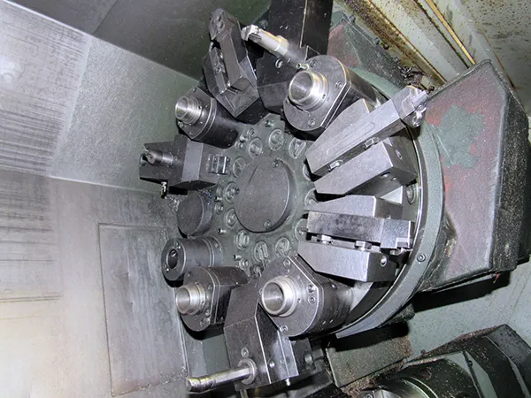 Hyundai Kia #SKT21LMS, CNC lathe, 9.84" chk, 2.559" bore, Fanuc 21i-TB, 2006 - Image 7