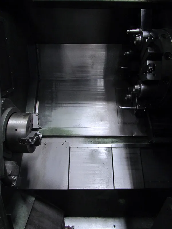 Hyundai Kia #SKT21LMS, CNC lathe, 9.84" chk, 2.559" bore, Fanuc 21i-TB, 2006 - Image 10