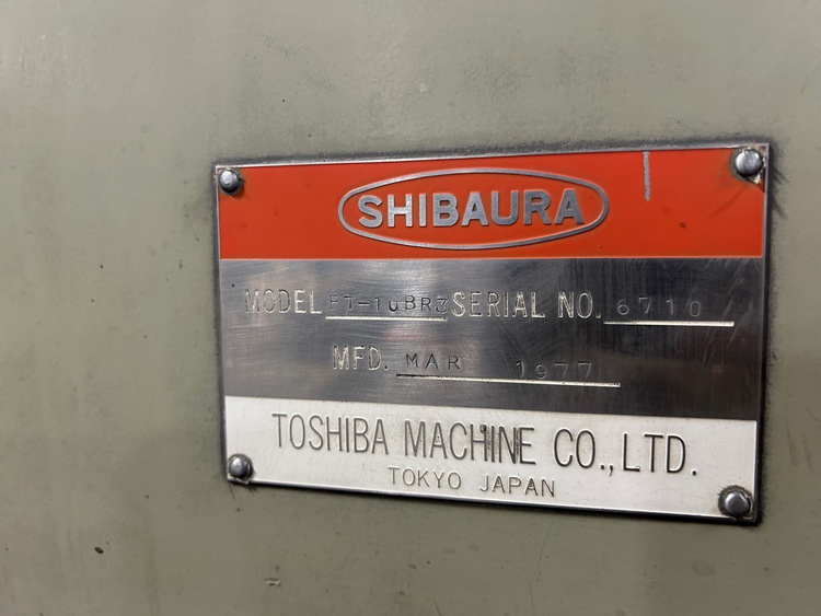 4" Toshiba Shibaura #BT10B-R3, table type horizontal boring mill, 55" x 63" built-in power rotary table - Image 9