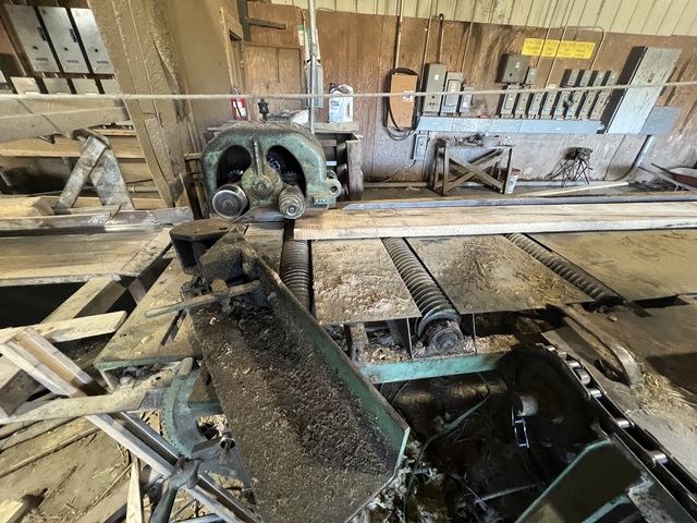 Newman #M712, 4-Sided Planer Mill, w/ Infeed Deck, unscrambler, conveyors - Image 9