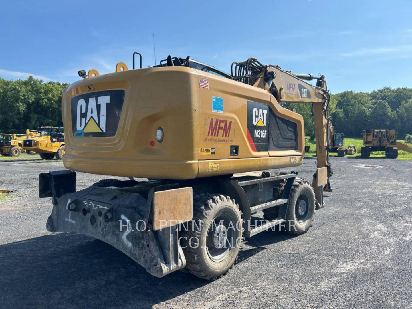 Caterpillar M316F, Wheel Excavator, 10119 hours, S/N: FB600394, 2018 - Image 3