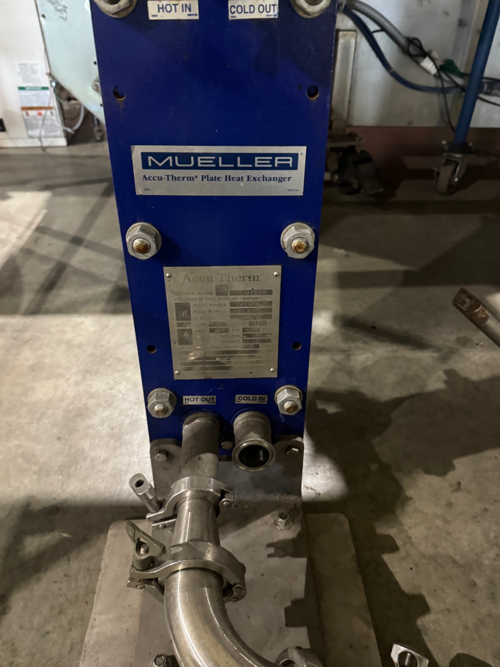 Paul Mueller, Accu-Therm, Plate Heat Exchanger, AT4, ICC-150, 18 Plates, Stainless Steel - Image 1