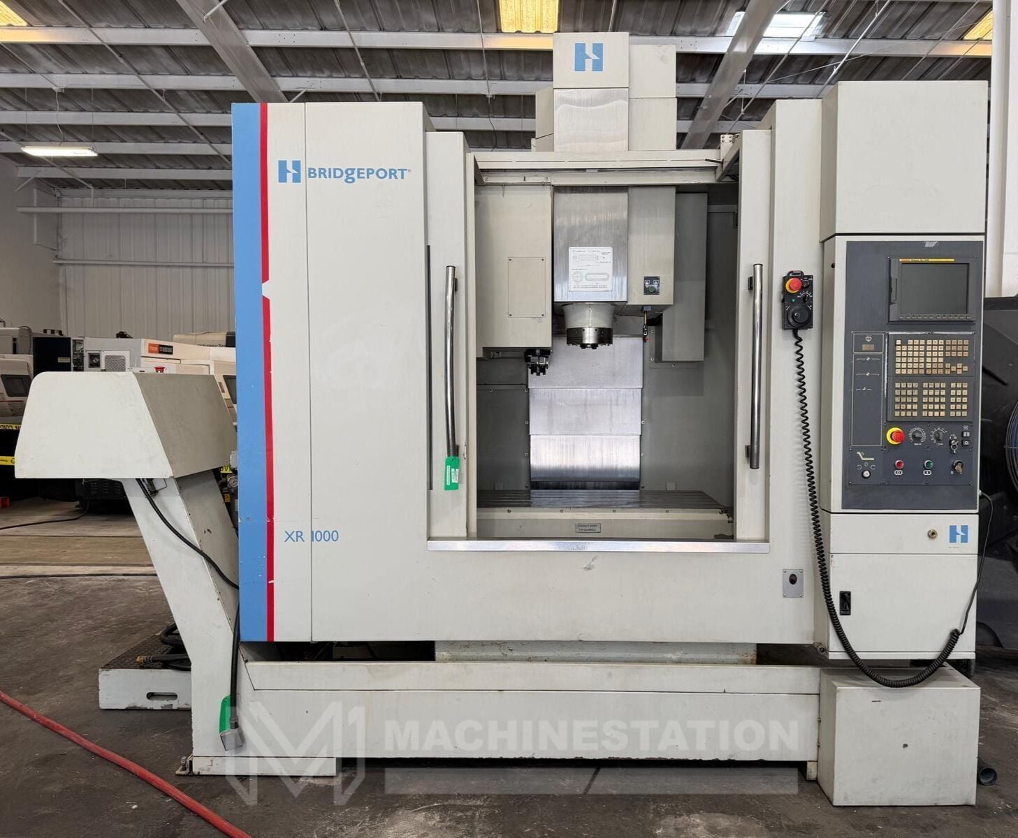 Hardinge, Bridgeport #XR-1000, CNC vertical machining center, 30 side mount tool changer, 40" X, 24" Y, 24" - Image 1