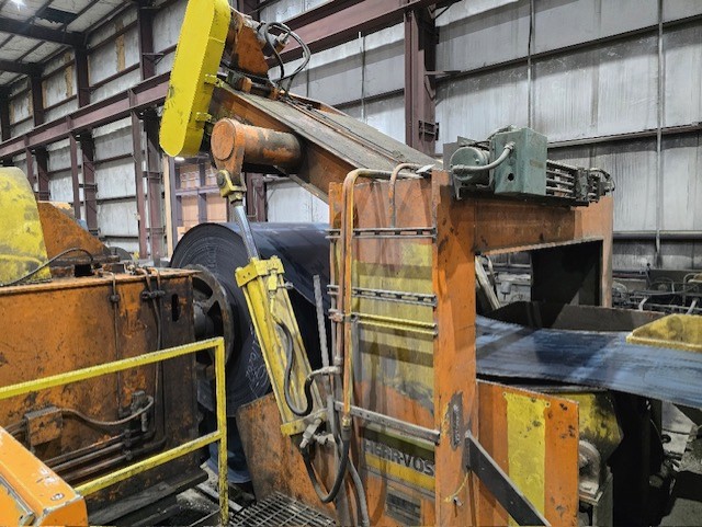 60" x 1/2" Herr Voss, Slitting Line, 60000 lb., 20/24" ID - Image 5