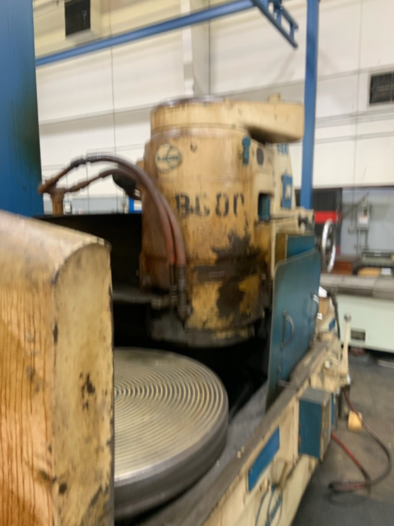 Blanchard #18-36, vertical rotary surface grinder, 36" chuck, 25 HP, 39" swing, 12" under wheel, 1940 - Image 5