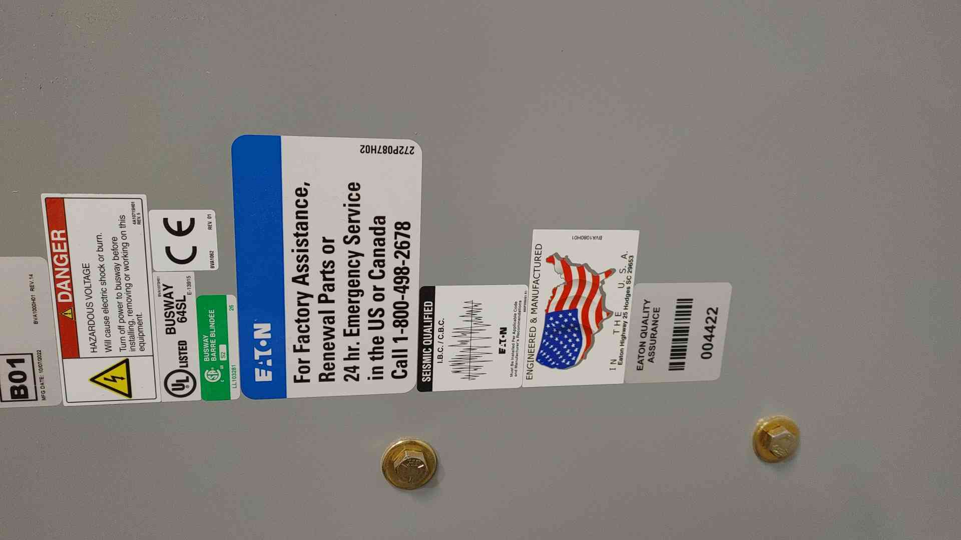 2000 Amps, Eaton LSN0031000, busway, Pow-R-Way-III, 600V., 3PH, 3W - Image 4