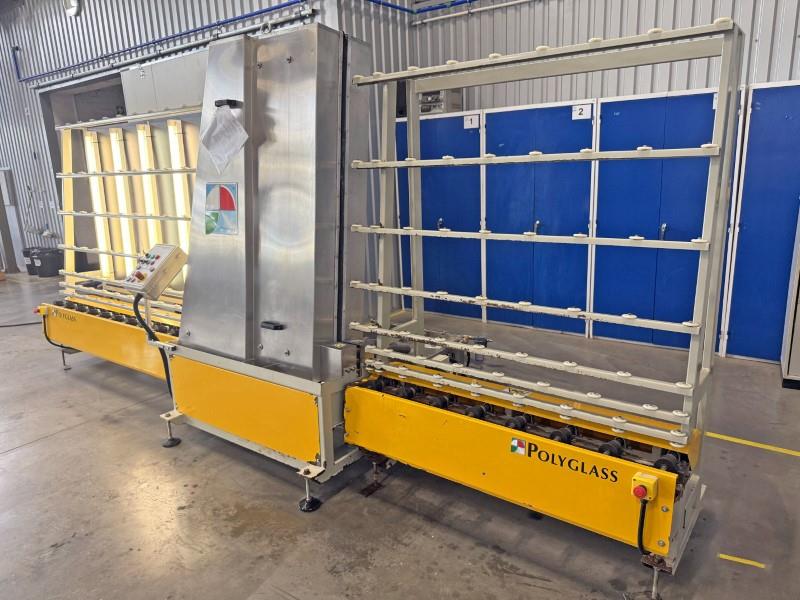 Polyglass #LV1500, Vertical Glass Washing Machine, R-L, 60" max. Glass Size, 2-13 mm Glass Thickness, 2 - Image 2