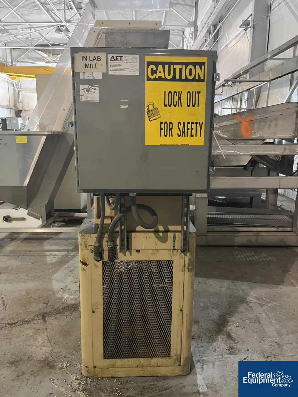 6" x 13" Bolling, Two Roll Mill, manual adj., on stand - Image 3