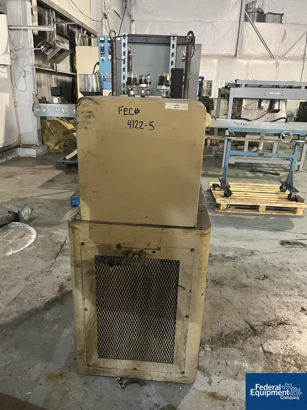 6" x 13" Bolling, Two Roll Mill, manual adj., on stand - Image 5
