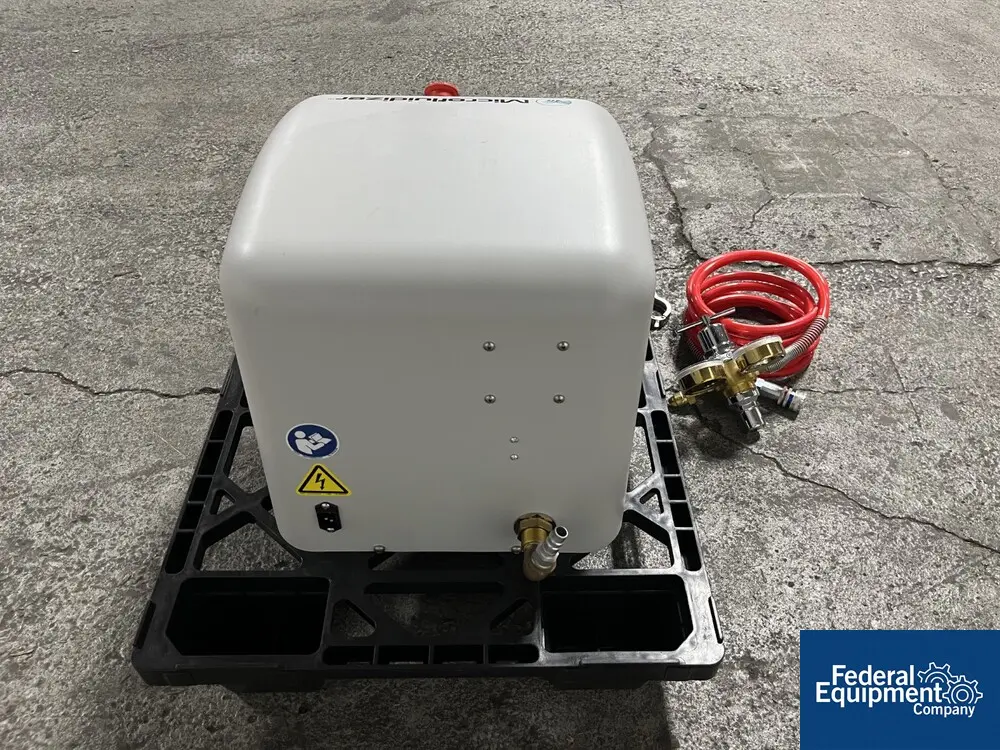 Microfluidics #LM10, Microfluidizer, Stainless Steel, 23000 psi, 30mL sample, 2019 (2 available) - Image 3