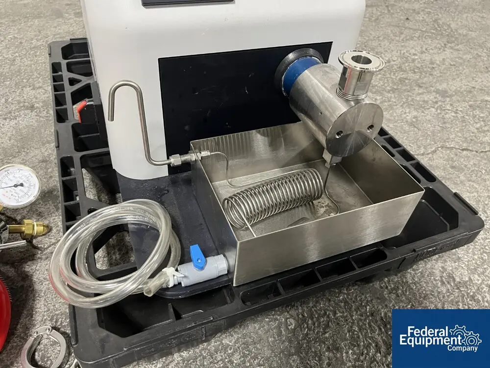 Microfluidics #LM10, Microfluidizer, Stainless Steel, 23000 psi, 30mL sample, 2019 (2 available) - Image 5