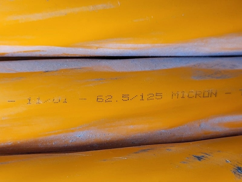 Optical fiber cable, Corning 144K81-T3130-24, 1580;, 62.5/125 micron, new surplus, 2001 - Image 6