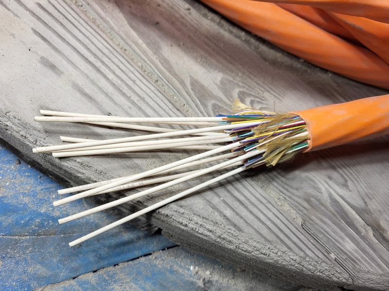 Optical fiber cable, Corning 144K81-T3130-24, 1580;, 62.5/125 micron, new surplus, 2001 - Image 10