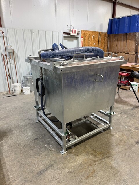 Techni Waterjet #Intec-G2 ATP, Abrasive Hopper & Waste Removal System + 1 Metric Ton GMA Garnet, Unused - Image 2