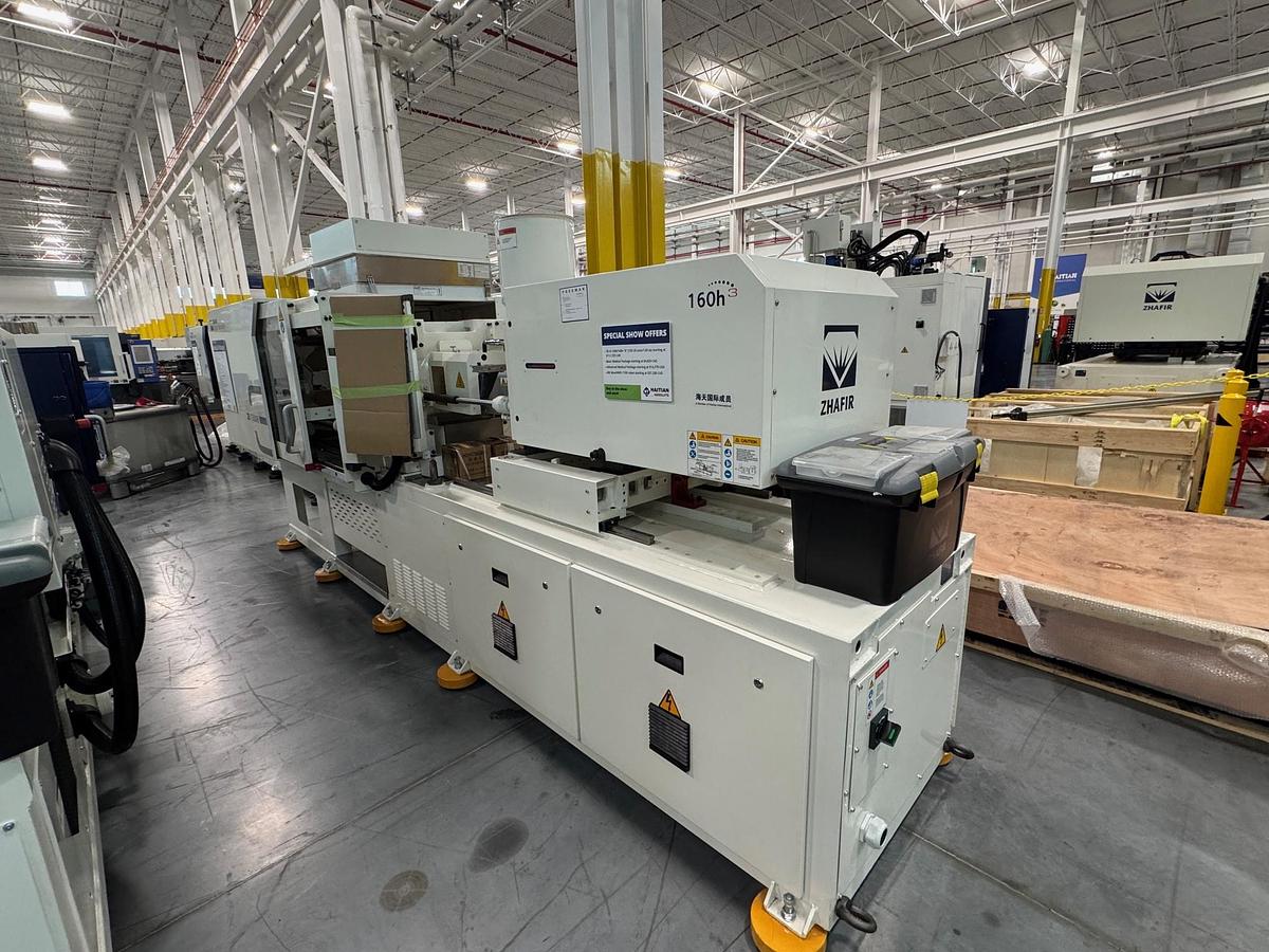 135 Ton, 1.83 oz., Haitian Zhafir #Electric-ZEIII-1200/160H, IMM, 27" x 27" platen, 14" stroke, 33" daylight - Image 1