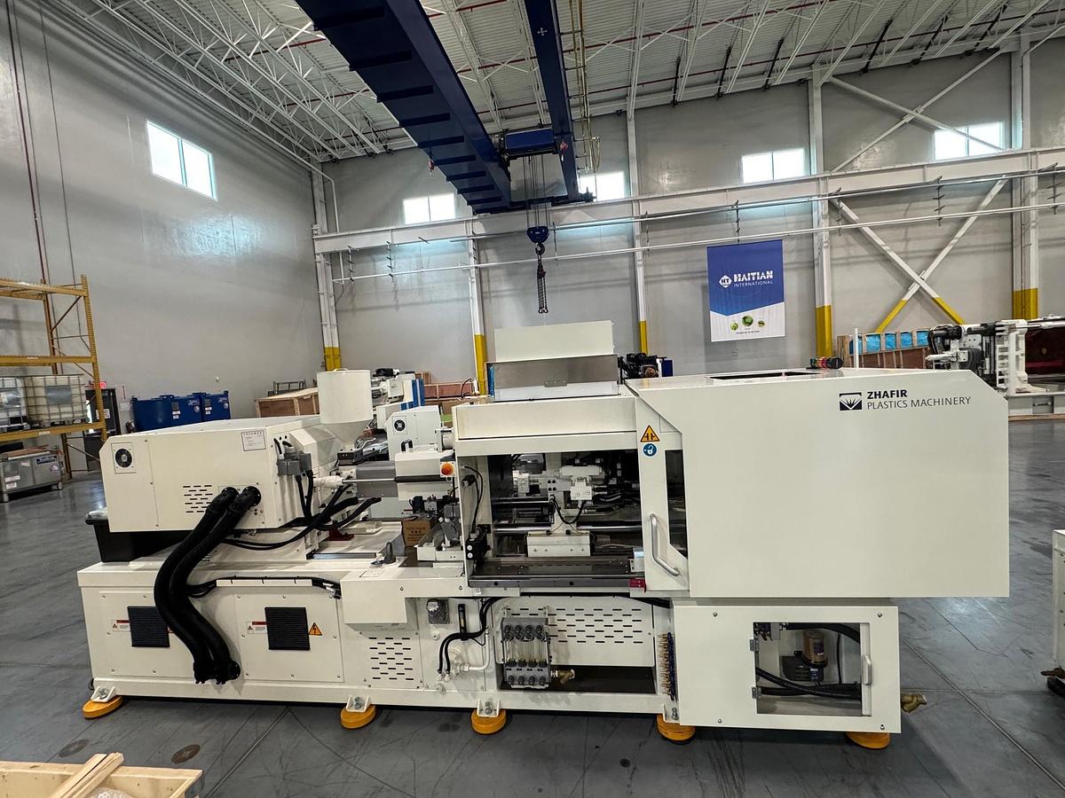 135 Ton, 1.83 oz., Haitian Zhafir #Electric-ZEIII-1200/160H, IMM, 27" x 27" platen, 14" stroke, 33" daylight - Image 2