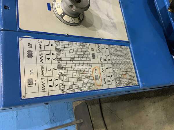 26" x 118" Knuth #SINUS330/3000D, gap bed engine lathe, 17" swing over cross slide, 3-jaw 15" chuck, 2-Axis - Image 5