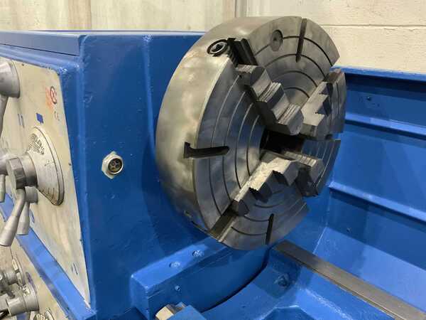 26" x 118" Knuth #SINUS330/3000D, gap bed engine lathe, 17" swing over cross slide, 3-jaw 15" chuck, 2-Axis - Image 7