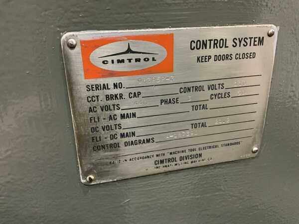 Cincinnati #220-153PL Hypowermatic horizontal production mill, 15" x 63" table, Allen-Bradley PLC - Image 10