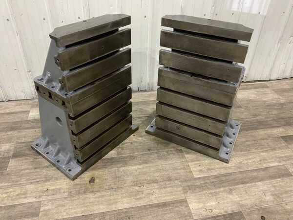 DeVlieg, T-slotted angle plates, stackable, 1 set - Image 1