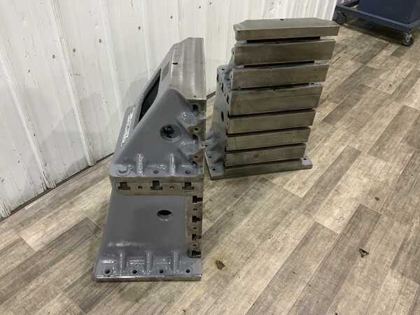 DeVlieg, T-slotted angle plates, stackable, 1 set - Image 2