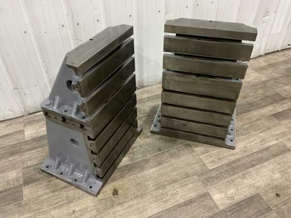 DeVlieg, T-slotted angle plates, stackable, 1 set - Image 10