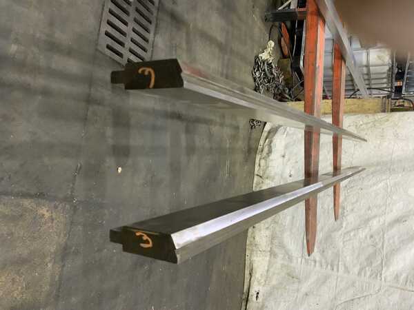96-1/8" L, Set (top & bottom) offset press brake dies, 1" die width, 1/2" offset, 5" combined height of both - Image 4