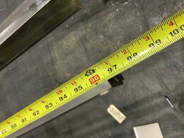 96-1/8" L, Set (top & bottom) offset press brake dies, 1" die width, 1/2" offset, 5" combined height of both - Image 8