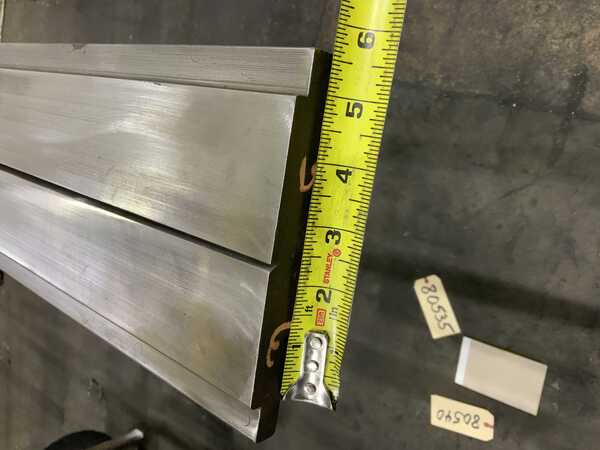 96-1/8" L, Set (top & bottom) offset press brake dies, 1" die width, 1/2" offset, 5" combined height of both - Image 10