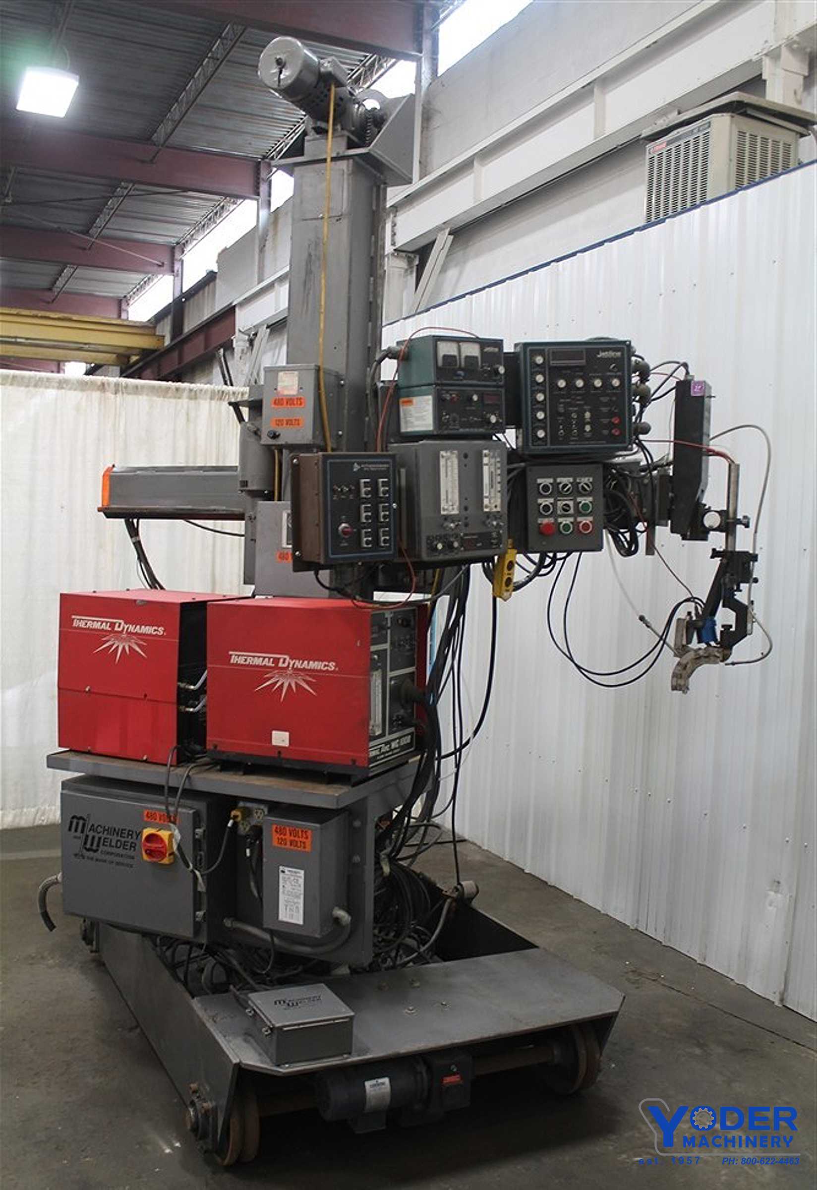 6' x 4' Cayuga Jetline #M140401P, welding manipulator, 34 IPM lift, pendant Control, #62335 - Image 1