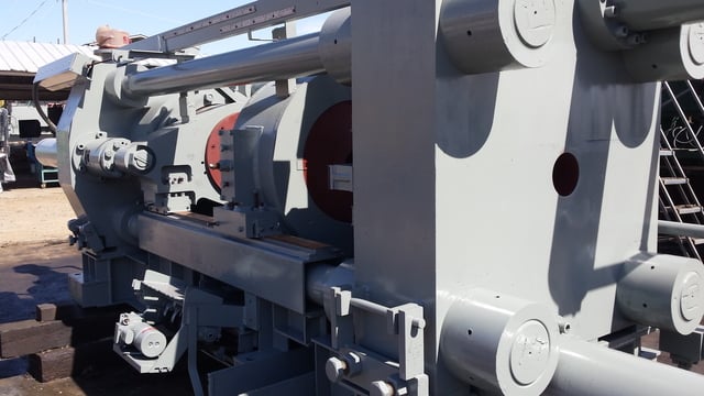 750 Ton, Schloemann, hydraulic, 4" x20" billet, die changer, Stump shear, induction billet heater - Image 9