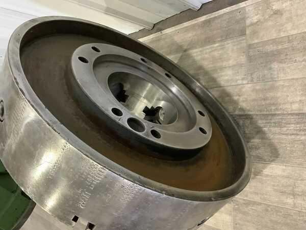 24" Gisholt, 4-jaw lathe chuck, A 20 spindle mount - Image 8