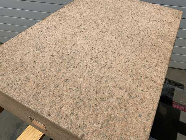 24" x 3 6" x 6" Starrett, pink grade B granite surface plate - Image 7