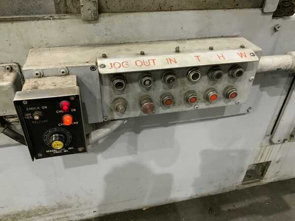 Blanchard #20-36, rotary surface grinder, 36" magnetic chuck, 24" under new wheel, coolant in base, 30 HP - Image 4