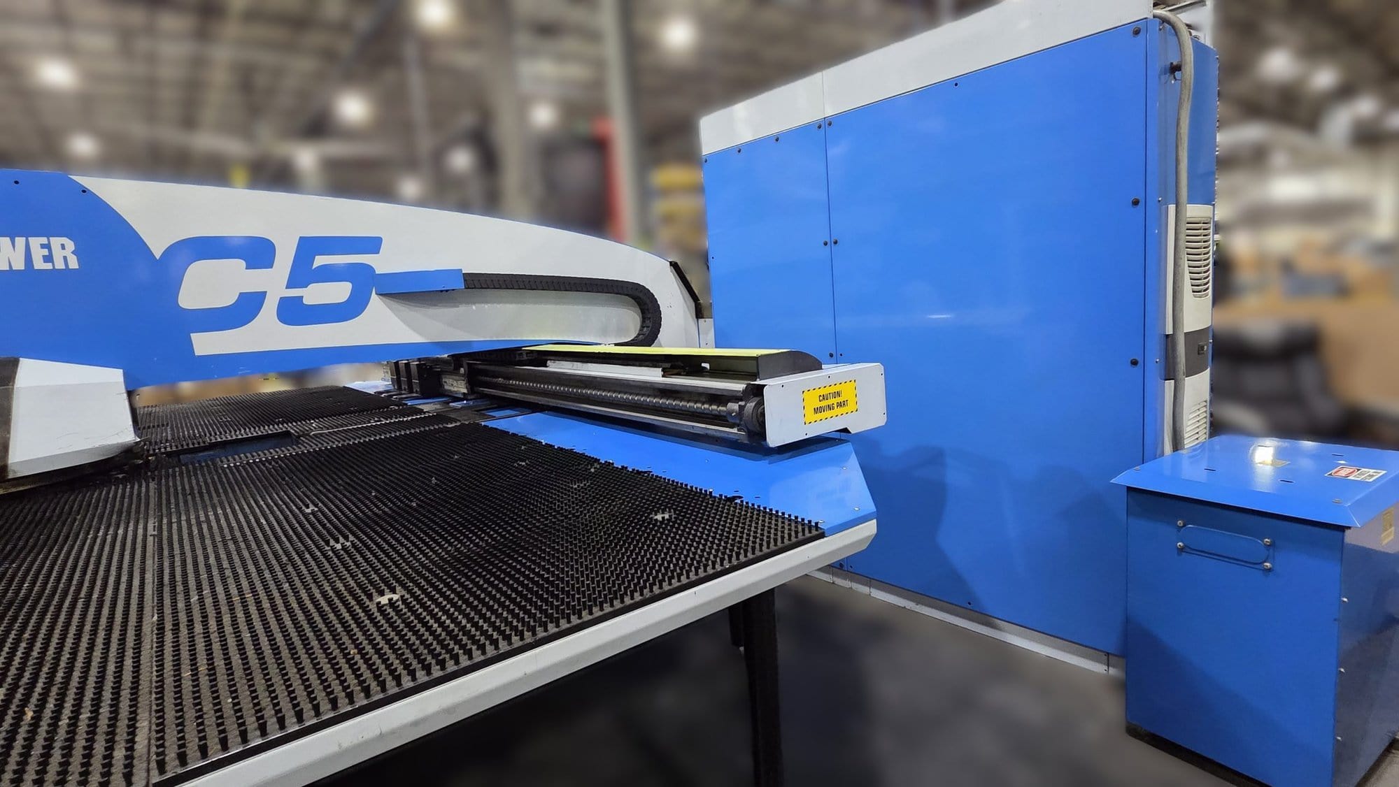 33 Ton, Finn-Power #C5, Turret Punch, 3-1/2" diameter punch max, 5/16" thick max, 20 station, 24 RPM, Siemens - Image 4