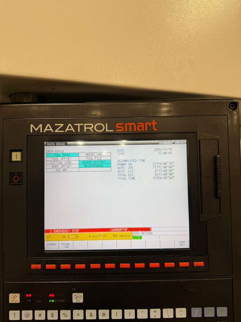 Mazak #VCU-500C-3X, CNC vertical machining center, 30 automatic tool changer, 39.3" X, 19.8" Y, 20" Z, 12000 - Image 7