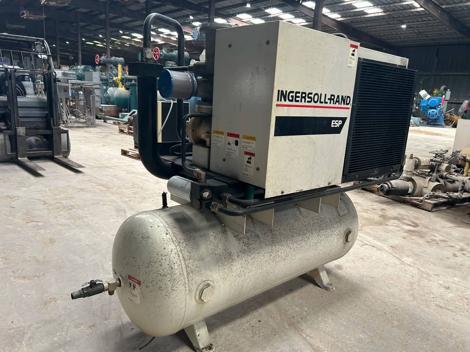 91 cfm, 125 psi, Ingersoll-Rand #EP25-ESP, Screw Air Compressor, 25 HP, 230/460 V. - Image 8