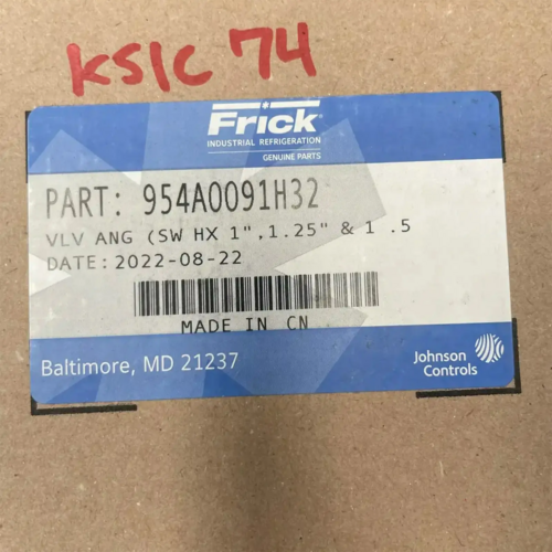 1.5", 1.25" & 1" Frick #954A0091H32, Angle Valve - Image 2