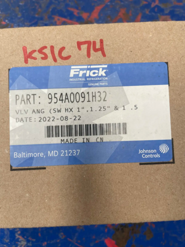 1.5", 1.25" & 1" Frick #954A0091H32, Angle Valve - Image 4