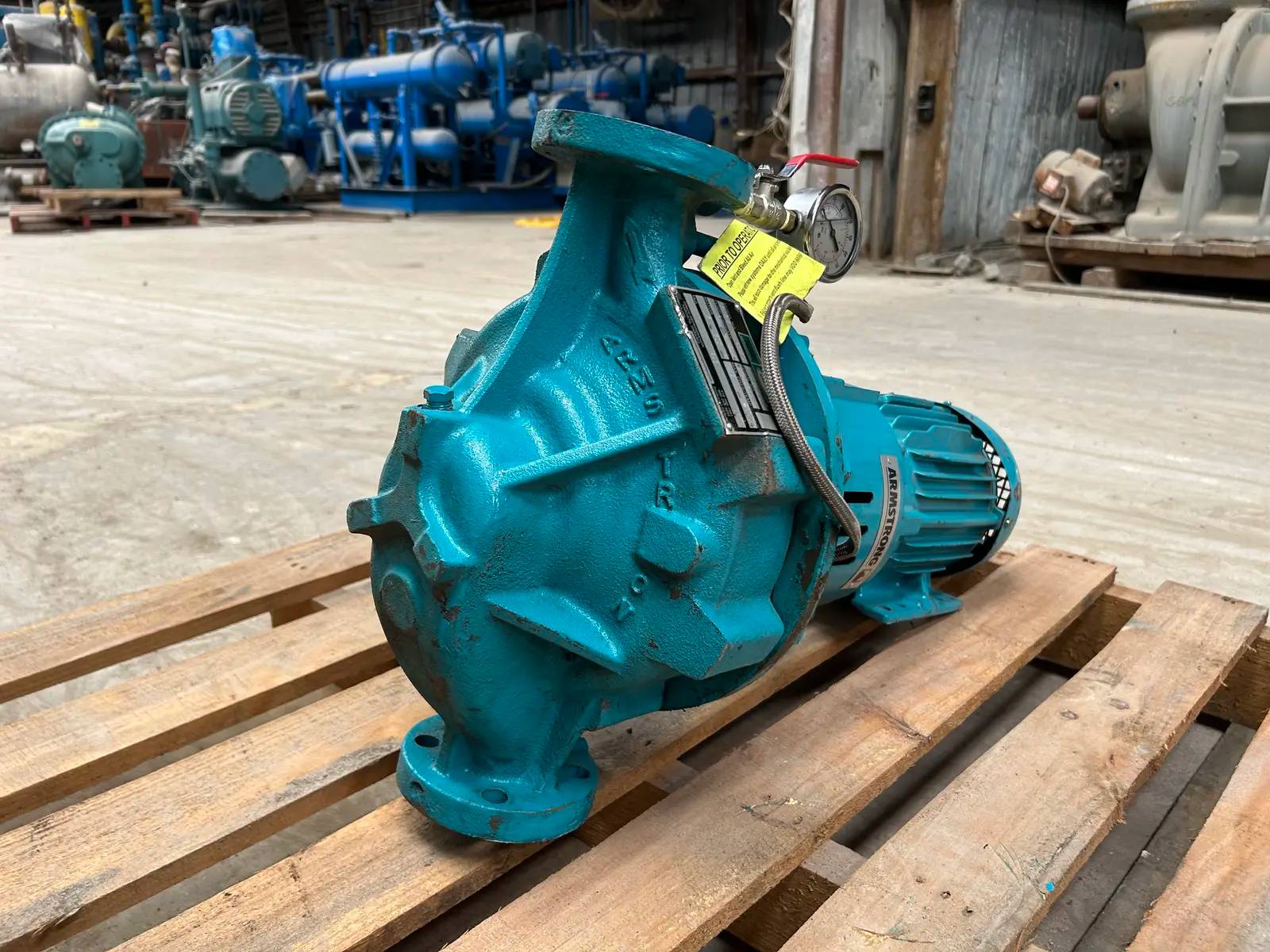 34 GPM @ 50' TDH, Armstrong #1.5x1.5x8-4300TC, Centrifugal Pump, 1.5 HP, 1800 RPM, 175 psi, 200°F max. temp - Image 5