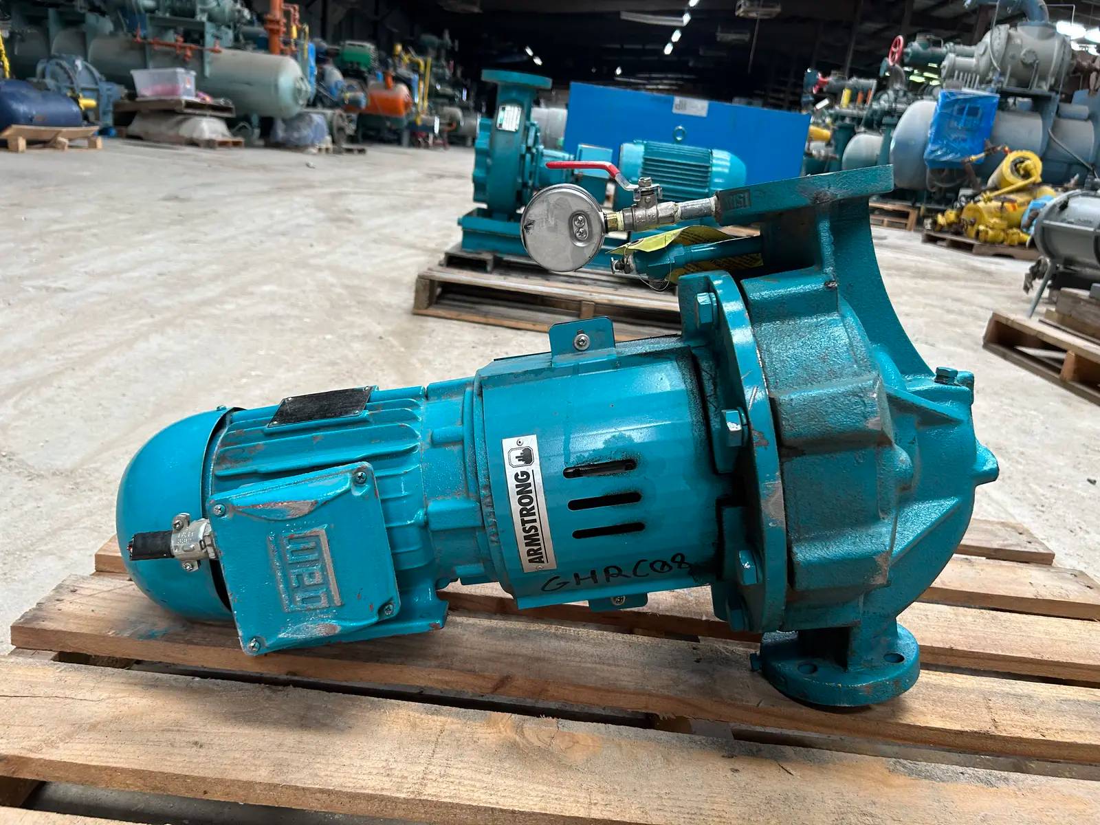 34 GPM @ 50' TDH, Armstrong #1.5x1.5x8-4300TC, Centrifugal Pump, 1.5 HP, 1800 RPM, 175 psi, 200°F max. temp - Image 8