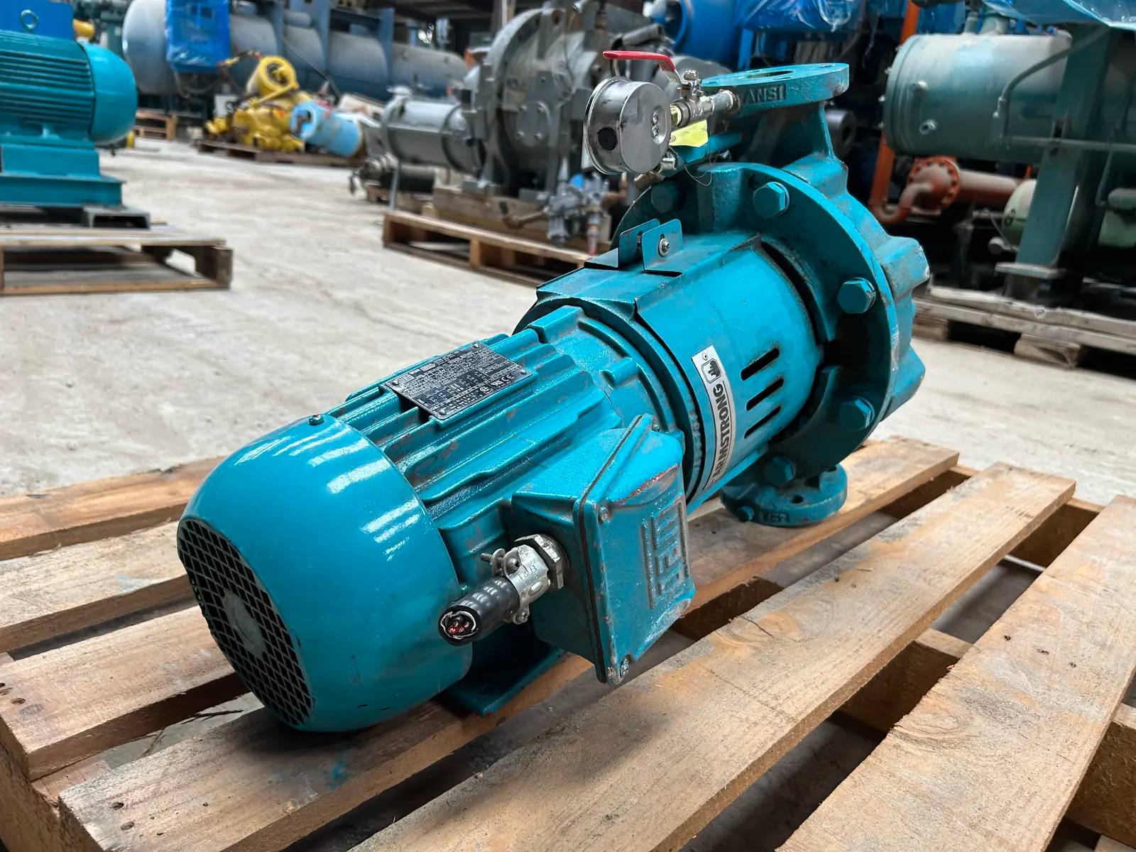 34 GPM @ 50' TDH, Armstrong #1.5x1.5x8-4300TC, Centrifugal Pump, 1.5 HP, 1800 RPM, 175 psi, 200°F max. temp - Image 9