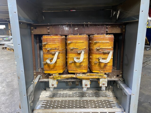 225 kVA 480/240 Primary, , GTE Sylvania 223-425-3AN, Power Transformer, 3PH, Cooling AA - Image 3