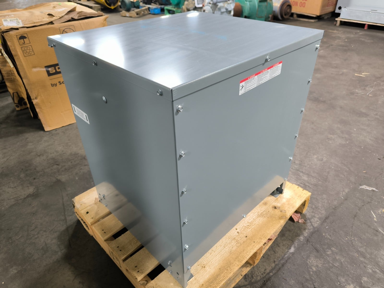30 KVA 480 Delta Primary, 208Y/120 Secondary, Square D EXN30T3H, Transformer, 36.1-83.3 A, 3R, unused - Image 7