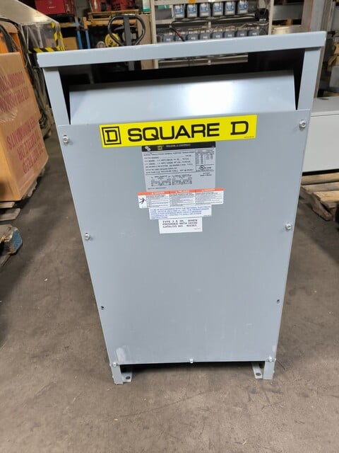 50 kVA, 240/480 Primary, 120/24 Secondary Square D EE50S3H, Transformer, 1 PH - Image 2