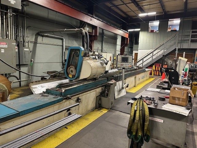 12" x 250" Cincinnati #14-18MH, cylindrical plain grinder, 30" x 12" x 4" wheel, 1976 - Image 1