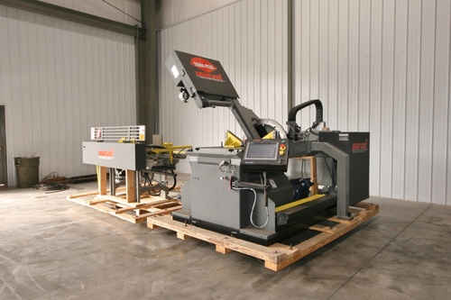 20" x 25" Marvel #2150A-PC3-60, vertical tilt frame saw, 18' 2" x 1.50" x .050"blade, new - Image 1