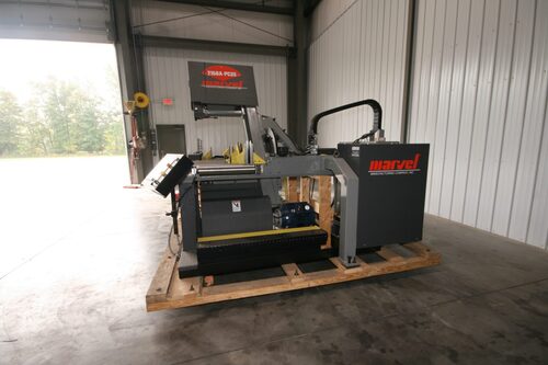 20" x 25" Marvel #2150A-PC3-60, vertical tilt frame saw, 18' 2" x 1.50" x .050"blade, new - Image 9