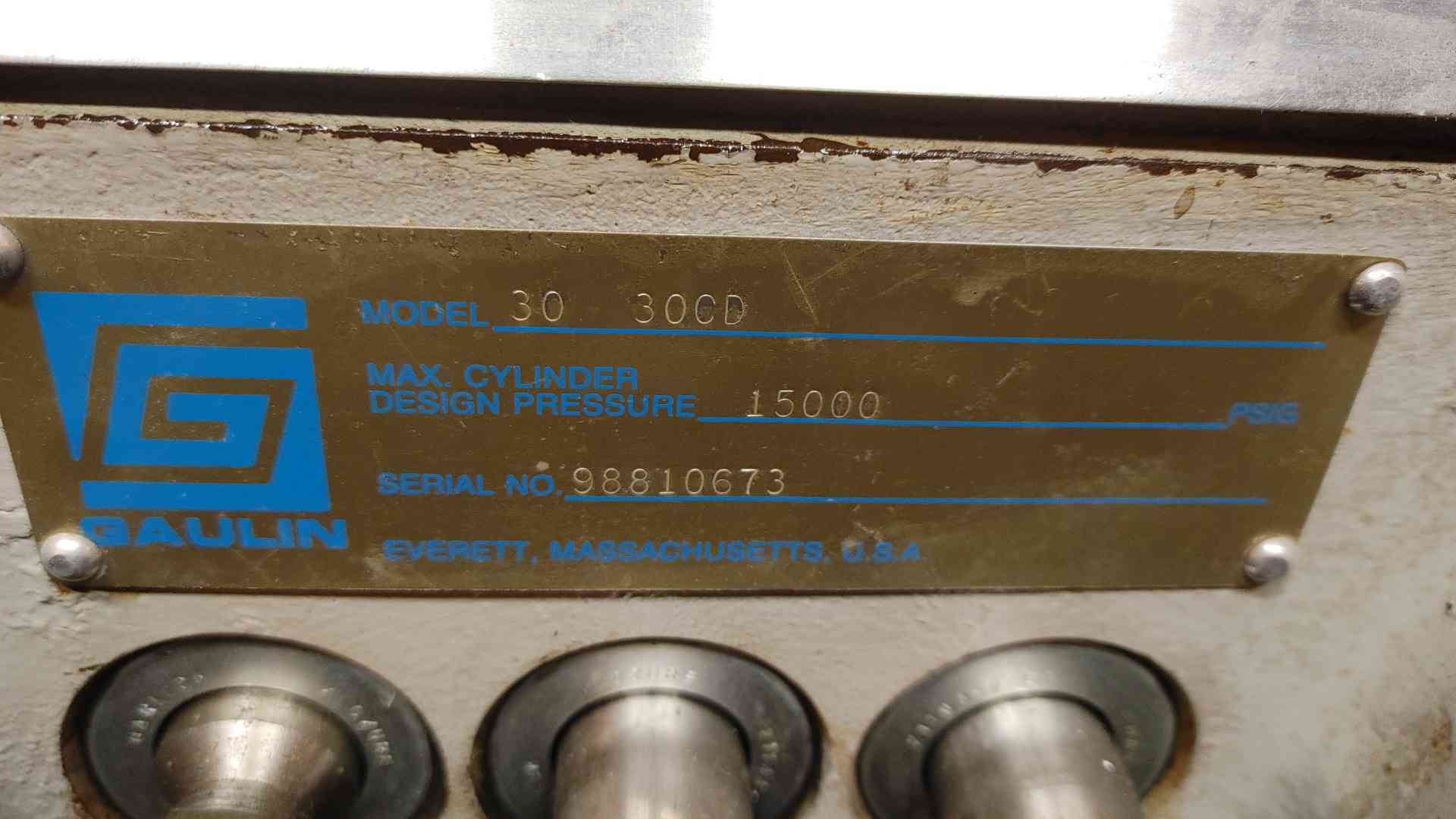 APV Gaulin #30-30CD, Homogenizer - Image 6