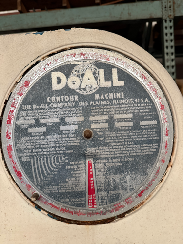 DoAll #3613-2, vertical band saw, 220 V., 3-phase, 175" blade length - Image 4